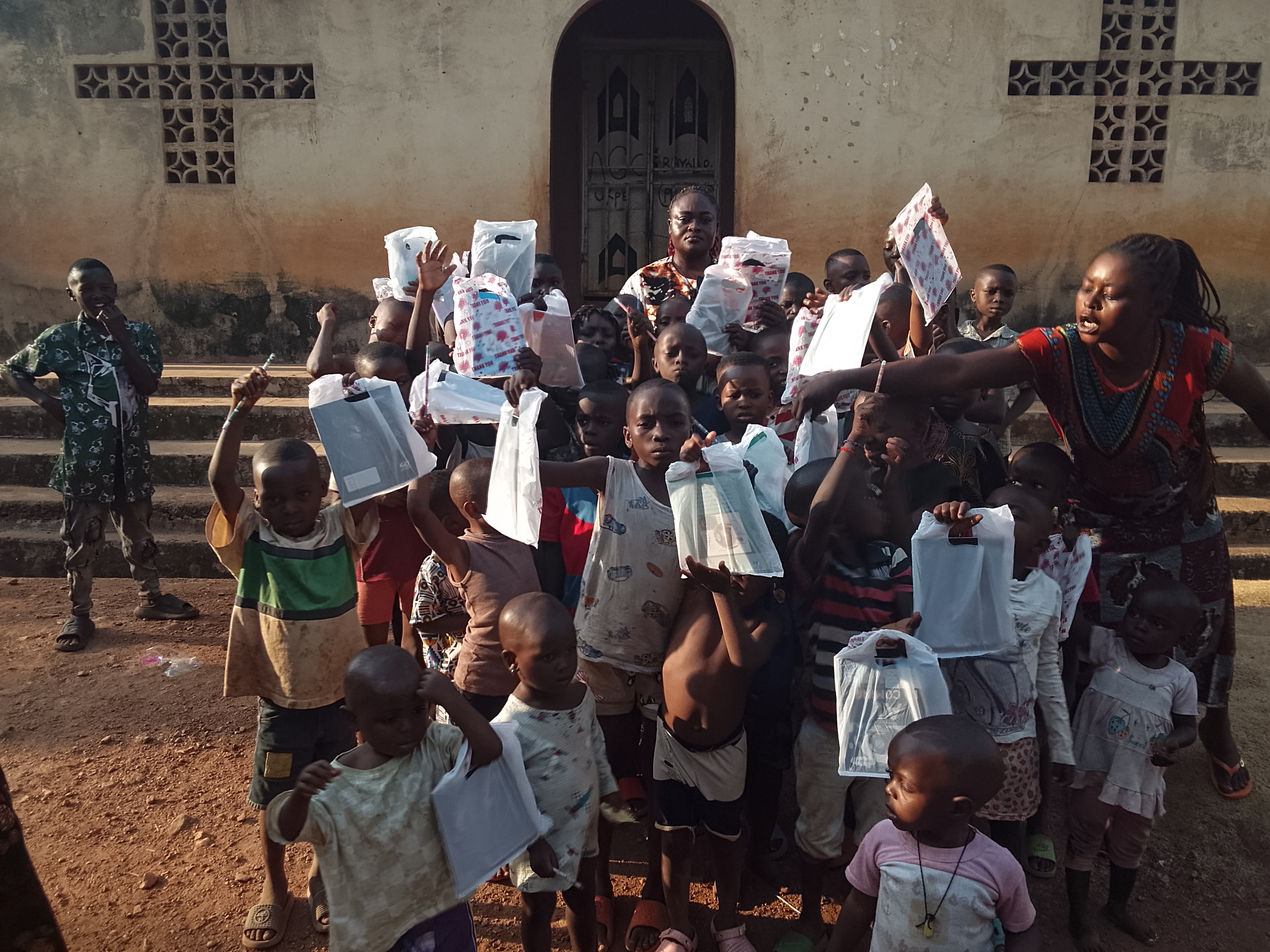 School materials giveaway